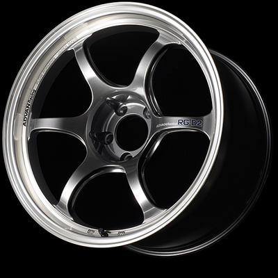 Advan RG-D2 17x7.5 / +35 Offset / 4-98 / 58mm Bore / Machining & Racing Hyper Black - YAT7F35SHB Photo - Primary