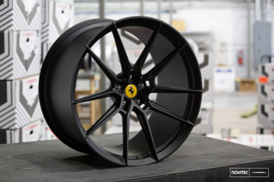 Vossen x Novitec NF9 22x12 ET:49 Satin Black Ferrari 458 Rear Wheel - F-AFP-93-F01-C26 Photo - Primary