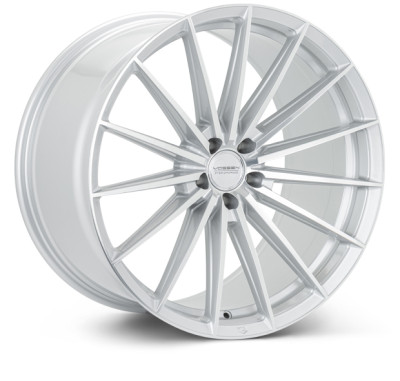 Vossen HFX-4 22x10.5 - 5x112 - ET25 - Deep - 66.5 - Silver Polished Wheel - HFX4-2M50 Photo - Primary