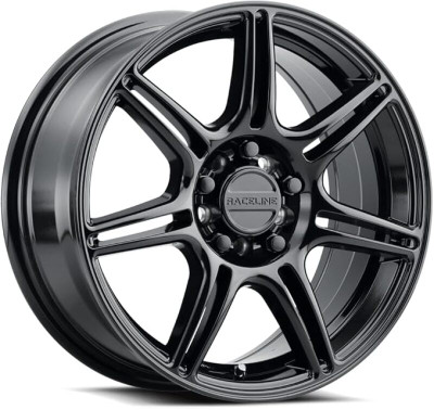 Raceline 148B Apex 16x7in / 5X110 / 5X115 BP / 40mm Offset / 72.62mm Bore - Gloss Black - 148B-67086+40 Photo - Primary