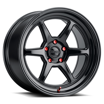 Kansei K14B Roku 18x9.5in / BLANK BP / 22mm Offset / 66.56mm Bore - Gloss Black - K14B-189500+22(5P) Photo - Primary