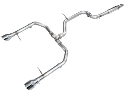 AWE 22-25 Volkswagen Jetta GLI Track Edition Exhaust - Chrome Silver Tips - 3020-32275 Photo - Primary