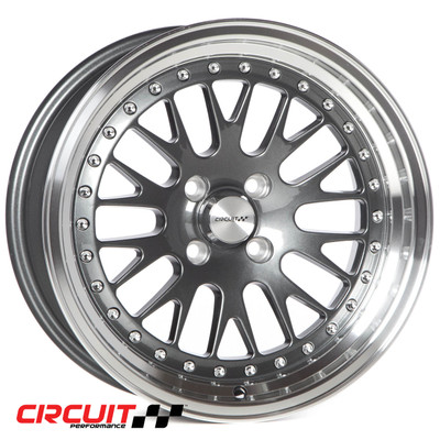 Circuit Performance CP21 16×8 Gloss Gun Metal 4×100 [+25mm] Wheel