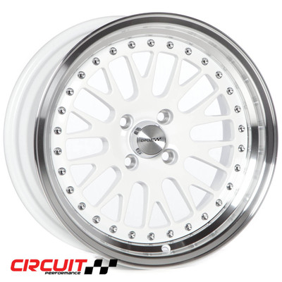 Circuit Performance CP21 16x8 Gloss White 4x100 [+25mm] Wheel