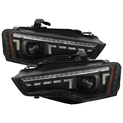 Spyder 13-17 Audi A5 HID Model Only High-Power Headlight - Black (PRO-YD-AA513HIDAP-SEQGR-BK) - 5089038 Photo - Primary
