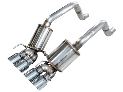 AWE Tuning 05-07 C6 Chevrolet Corvette 6.0L Touring Edition Axleback Exhaust w/ Chrome Silver Tips - 3015-42660 Photo - Primary