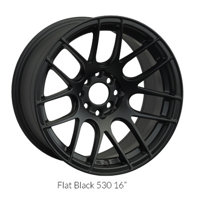 XXR 530 18×7.5 Flat Black 5×100/5×114.3 [+38mm]