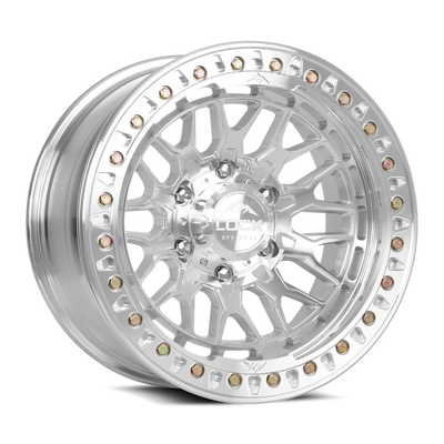 Lock Offroad Invader Forged BeadLock Machine Face Polish 17x9 | 5x127 | +25mm