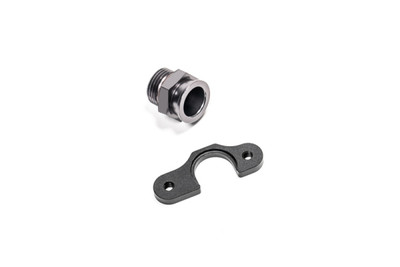 Radium Engineering Ford Sensor Adapter 8AN ORB 16mm Bore 41mm Offset Spacing M5 - 20-1303 Photo - Primary