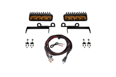 Diode Dynamics 2013-2018 Ram 1500 Ram SportExpress SS6 Max LED Kit Yellow Fog 3000K - DD8620 Photo - Primary