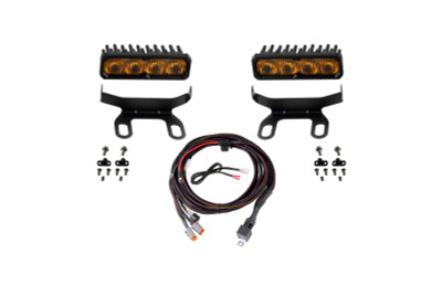 Diode Dynamics 2013-2018 Ram 1500 Ram Standard SS6 Sport LED Kit Yellow Fog 3000K - DD8862 Photo - Primary