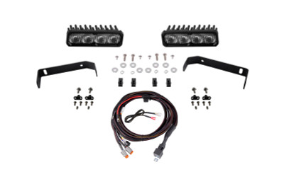 Diode Dynamics 2019-2021 Ford Ranger SS6 Sport LED Kit White Fog 6000K - DD8870 Photo - Primary