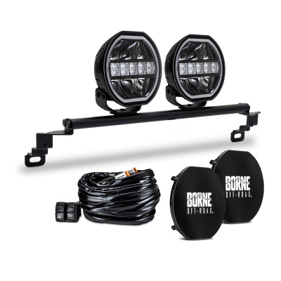 Borne Off-Road 2021+ Ford Bronco Direct Fit Lights - Standard Bumper - 2in x 7in Round - BNLT-BR-21S-B27 User 1