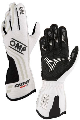 OMP ONE EVO-X MY24 GLOVES FIA 8856-2018 FLUO YELLOW SZ S - IB0-0775-A01-099-S Photo - Primary