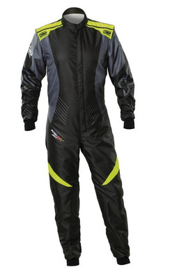 OMP KS-2X ART SUIT FIA 8877-2022 BLACK / FLUO YELLOW SZ 42 - KA0-1732-A01-178-42 Photo - Primary