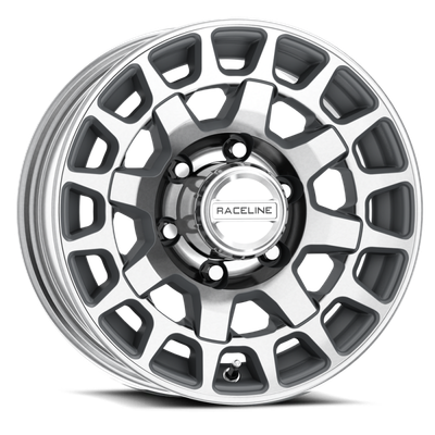Raceline 873Mc Backcountry Trailer 16x6in / 8x6.5 BP / 0mm Offset / 4.9mm Bore - Machined - 873MC-66080 Photo - Primary