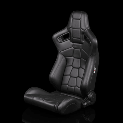 BRAUM ELITE-X Series Sport Reclinable Seats Black Leatherette | Komodo Edition) - Priced Per Pair