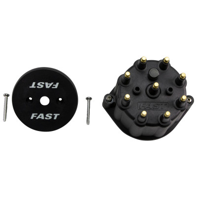Fast Distributor Cap Large Diameter Fast Ez-Run W / Wire Retainer - 7502-1528 Photo - Primary