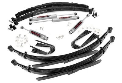 Rough Country 2 Inch Lift Kit 52 Inch RR Springs | Chevy Half-Ton Suburban/K5 Blazer (88-91)