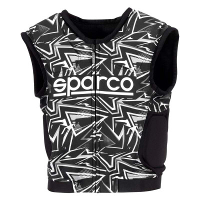Sparco Vest SJ Pro K-3 XL - BLK/WHT - 002402KNRBI4XL Photo - Primary