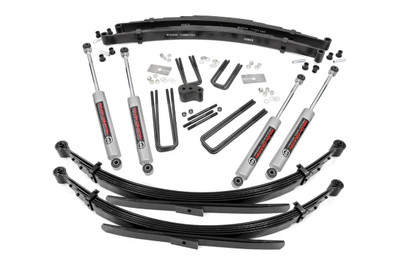 Rough Country 4 Inch Lift Kit Rear Springs | Dodge W200 Truck/W300 Truck 4WD (1978-1980)