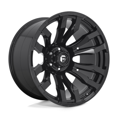 FUEL BLITZ WHEELS 20X10 8X165.1 125.1 GLOSS BLACK -18