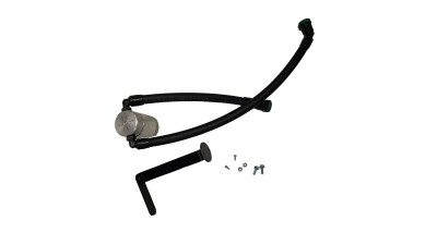 J&L 21-26 Ford F-150 5.0L Oil Separator 3.0 PCV Side - Clear Anodized - 3131P-C Photo - Primary