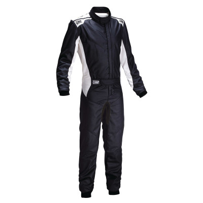 OMP ONE-S OVERALL BLACK SIZE 52 FIA 8856-2018 + SFI - IA0-1860-A01-SF-071-52 Photo - Primary