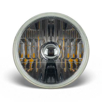 Oracle 7 IN. Sealed Beam Glass Lens Headlight – Non-Halo (Compatible with H4 LED Bulbs) - 6905-504 Photo - Primary