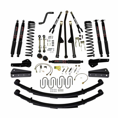 Skyjacker 4.5In RR2 LT 84-01XJ 4BLK MAX - JC4258KSBLT Photo - Primary