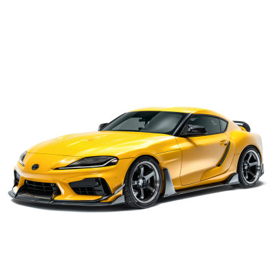 TOYOTA GR SUPRA 2020+ CARBON FIBER FRONT LIP V2 (ADRO BUMPER)