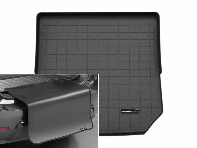 WeatherTech 24-26 Mercedes-Benz AMG GT 43 Coupe Trunk Cargo Liner w/Bumper Protector - Black - 401820SK Photo - Primary