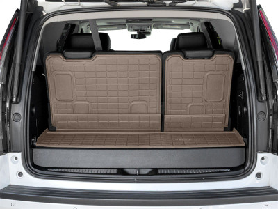 WeatherTech 18-20 Chevrolet Tahoe Behind 3rd Row Seating Seatback Cargo Liners HP - Tan - 411731IM Photo - Primary