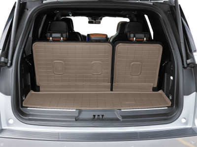WeatherTech 21-24 Ford Expedition Behind 3rd Row Seating Seatback Cargo Liners HP - Tan - 411733IM Photo - Primary