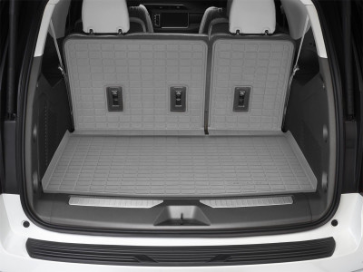 WeatherTech 20-25 Hyundai Telluride Behind Seating w/Bumper Protector Seatback Cargo Liner - Grey - 421512IMSK Photo - Primary