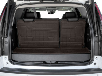 WeatherTech 18-20 Chevrolet Tahoe Behind 3rd Row Seating Seatback Cargo Liners HP - Cocoa - 431731IM Photo - Primary