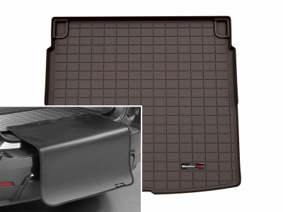 WeatherTech 25-25 Audi Q5 Trunk Cargo Liner w/Bumper Protector - Cocoa - 431884SK Photo - Primary