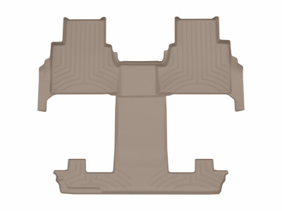 WeatherTech 25-26 Cadillac Escalade IQ 2nd & 3rd Row Rear FloorLiner - Tan - 4519252 Photo - Primary