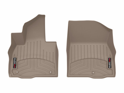 WeatherTech 2026 Hyundai Palisade 1st Row Front FloorLiner - Tan - 4519471 Photo - Primary
