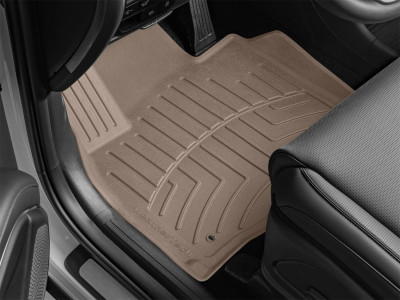 WeatherTech 2026 Hyundai Palisade Hybrid 1st Row Front FloorLiner HP - Tan - 4519661IM Photo - Primary