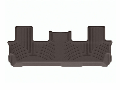 WeatherTech 25-26 Lincoln Navigator 2nd Row Rear FloorLiner 2pc - Cocoa - 4719488 Photo - Primary