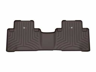 WeatherTech 14-23 Acura MDX 2nd Row Rear FloorLiner HP - Cocoa - 475762IM Photo - Primary