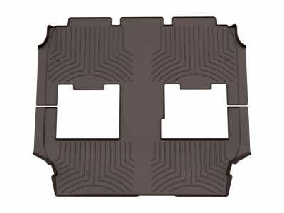 WeatherTech 17-20 Chrysler Pacifica Hybrid 2nd Row Rear FloorLiner HP - Cocoa - 479453IM Photo - Primary