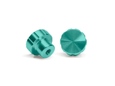 WeatherTech Colored Billet Knobs-Turquoise - 8ACFBK2TL Photo - Primary