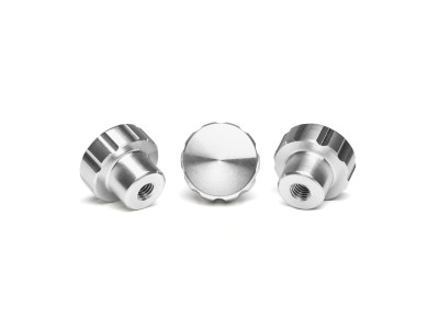 WeatherTech Colored Billet Knobs-Silver - 8ACFBK6 Photo - Primary