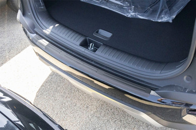 WeatherTech 24-26 KIA Seltos Behind 2nd Row BumperTopper - Black - BP0139 Photo - Primary