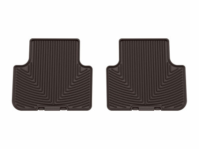 WeatherTech 17-25 Audi Q7 2nd Row Rear All-Weather Floor Mats - Cocoa - W692CO Photo - Primary