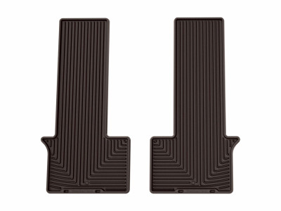 WeatherTech 22-26 Kia Carnival 2nd Row Rear All-Weather Floor Mats 2pc - Cocoa - W727CO Photo - Primary