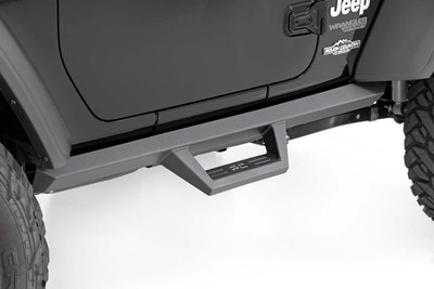 Rough Country Contoured Drop Steps 2 Door | Jeep Wrangler JL 4WD (2018-2026)