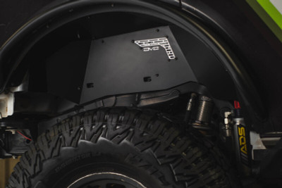 DV8 21-25 Ford Bronco Rear Aluminum Inner Fenders - Black - INFEND-08RB Photo - Primary